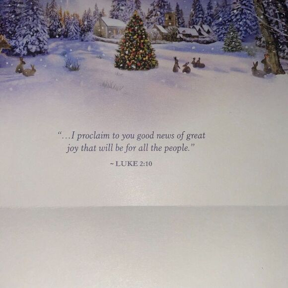 Sisters of Francis of Assisi Silent Night Blessing Gift Christmas Greetings Card - Picture 4 of 7